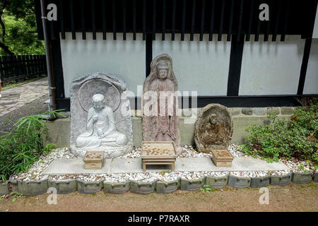 Inglese: visualizzare in Hakone Checkpoint Exhibition Hall - Hakone no Seki (barriera station) - Hakone, Giappone. Il 3 settembre 2016, 23:13:17 56 Buddha - Hakone Checkpoint Exhibition Hall - Hakone no Seki (barriera station) - Hakone, Giappone - DSC06017 Foto Stock