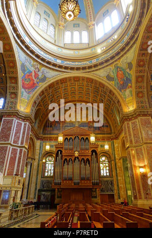 Inglese: Cattedrale di San Matteo apostolo - 1725 Rhode Island Ave NW, Washington, DC, Stati Uniti d'America. Principal Architect: Christopher Grant LaFarge (1862-1938). Principal artist per mosaici e dipinti murali: Edwin H. Blashfield (1848-1936). 2 febbraio 2017, 09:54:35 63 Cattedrale di San Matteo apostolo - Washington, DC - DSC07734 Foto Stock