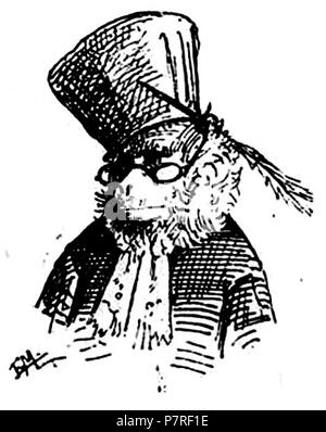 . Le avventure di Pinocchio. Italiano: "Le avventure di Pinocchio, storia di un burattino', Carlo Collodi, Bemporad & figlio, Firenze 1892 (Illustrazioni di Enrico Mazzanti) . N/A 94 Collodi - Le avventure di Pinocchio, Bemporad, 1892 (pagina 97 del raccolto) Foto Stock