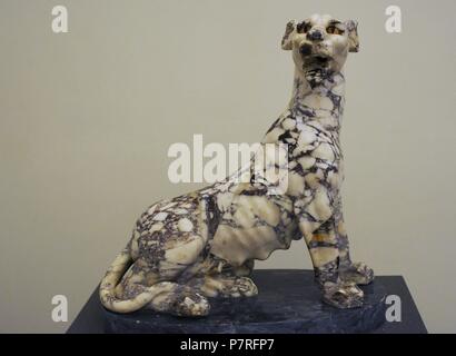 Statua di Panther. Di epoca imperiale. Opera Romana. Paonazzo marmo. Museo Archeologico Nazionale di Napoli. L'Italia. Foto Stock