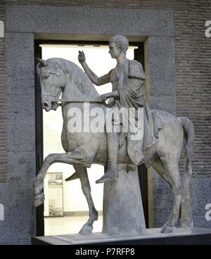 M. Nonio Balbus. Ercolano, area Forum, donati dagli abitanti di Nuceria. Museo Archeologico Nazionale di Napoli. L'Italia. Foto Stock