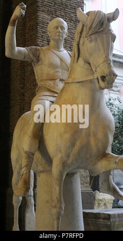 M. Nonio Balbus ( 1° C. AD). Ercolano, Forum, donati dagli abitanti di Ercolano. Museo Archeologico Nazionale di Napoli. L'Italia. Foto Stock