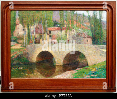 242 Le Pont à Labastide-du-Vert Henri Martin Musée de Cahors Henri-Martin 2012.4.9 Foto Stock