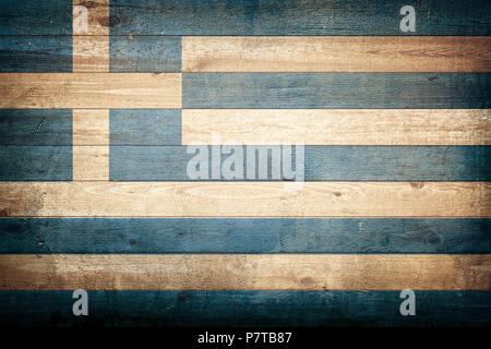 Grecia bandiera nazionale Foto Stock