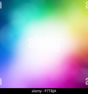 Colori arcobaleno blur Foto Stock