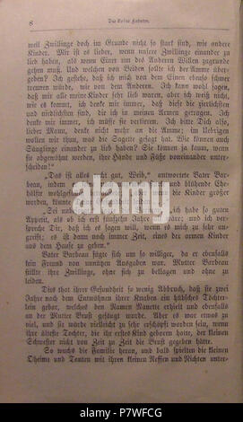 Deutsch: Dies ist ein Scan des Buches: Inglese: questa è una scansione del documento: Titel: Die kleine Fadette. (Die griglia.) . N/A 132 Die kleine Fadette 008 Foto Stock