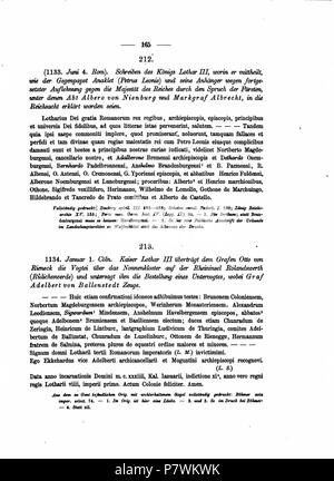 Codex diplomaticus anhaltinus, banda 1-2 . 1869 104 DE CDA 1-2 163 Foto Stock