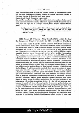 Codex diplomaticus anhaltinus, banda 1-2 . 1869 105 DE CDA 1-2 220 Foto Stock