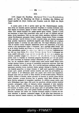 Codex diplomaticus anhaltinus, banda 1-2 . 1869 105 DE CDA 1-2 373 Foto Stock