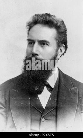 Nobelpreis für Physik 1901 150 ETH-BIB-Röntgen, Wilhelm Conrad (1845-1923)-Portrait-Portr 04693 Foto Stock