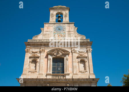 Chiesa della Santissima Annunziata frammento esterno nel centro storico di Gaeta, Lazio, Italia Foto Stock