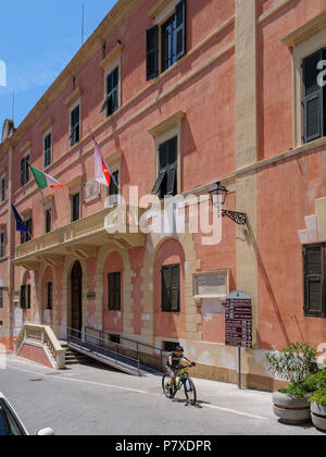 Il Municipio, Piazza della Repubblica, Portoferraio, Isola d'Elba, Regione Toscana, Provincia di Livorno, Italia, Europa Foto Stock