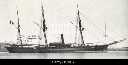 L'aviso La Motte-Picquet (1859) . prima di 1880 (era hulked a quella data) 238 La Motte-Picquet 1859 7159 500 Foto Stock