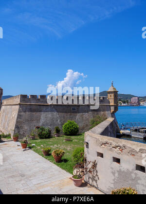 Darsena di Porta, Museo Civico Archeologico, fortezza, Portoferraio, Isola d'Elba, Regione Toscana, Provincia di Livorno, Italia, Europa Foto Stock