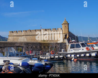 Darsena di Porta, Museo Civico Archeologico, fortezza, Portoferraio, Isola d'Elba, Regione Toscana, Provincia di Livorno, Italia, Europa Foto Stock