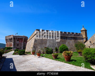 Museo Civico Archeologico, fortezza, Portoferraio, Isola d'Elba, Regione Toscana, Provincia di Livorno, Italia, Europa Foto Stock