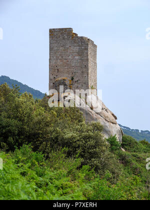 Torre di avvistamento San Giovanni bei Sant'Ilario in Campo, Elba, Regione Toscana, Provincia di Livorno, Italia, Europa Foto Stock