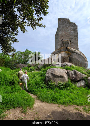 Torre di avvistamento San Giovanni bei Sant'Ilario in Campo, Elba, Regione Toscana, Provincia di Livorno, Italia, Europa Foto Stock