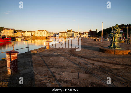 Whitehaven Harbour Foto Stock