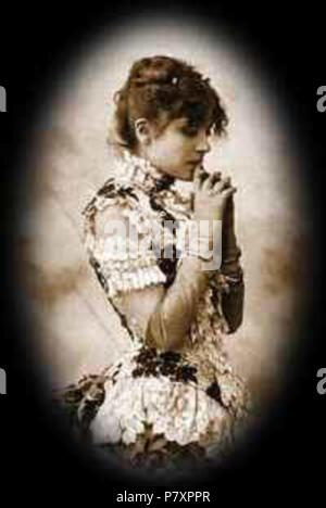 Inglese: Eleonora Duse intorno 1890 . circa 1890 138 Duse2 Foto Stock