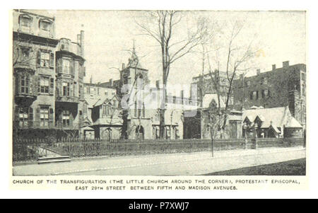 363 La Chiesa della Trasfigurazione (protestante EPISCOPLAL) EST 29TH STREET tra la quinta e la Madison Avenue. Foto Stock