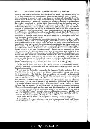 180 Haddon-Reports del Cambridge spedizione antropologica di Torres Straits-Vol 1 Etnografia generale-p206 Foto Stock