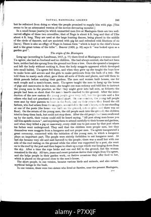 181 Haddon-Reports del Cambridge spedizione antropologica di Torres Straits-Vol 1 Etnografia generale-p263 Foto Stock