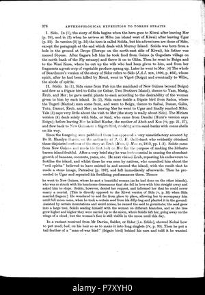 Inglese: Alfred C. Haddon: Relazioni della Cambridge spedizione antropologica di Torres Straits-Vol 1, etnografia generale Extrakt von File:Haddon-Reports del Cambridge spedizione antropologica di Torres Straits-Vol 1 Etnografia generale-ttu stc001 000031.pdf . 1935 184 Haddon-Reports del Cambridge spedizione antropologica di Torres Straits-Vol 1 Etnografia generale-ttu stc001 000031 Seite 396 Bild 0001 Foto Stock