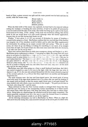 180 Haddon-Reports del Cambridge spedizione antropologica di Torres Straits-Vol 1 Etnografia generale-p099 Foto Stock