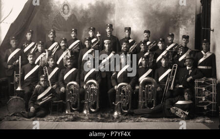 Inglese: Nuova Zelanda. Wellington Corporation di tramvie Band, 1910 . 1910 285 Nuova Zelanda. Wellington Corporation di tramvie Band, 1910 - 1 Foto Stock
