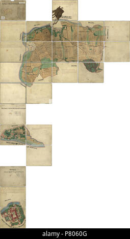 Deutsch: Indikationsskizze: a parete. Meseritsch . 1834 280 MZA, D9, MOR150518340 Foto Stock