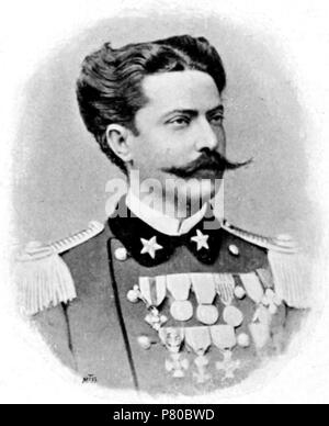 Inglese: immagine dal libro: Leopoldo Pullè il Patria Esercito Re, Ulrico Hoepli, Milano, 1908. Italiano: Immagine dal libro: Leopoldo Pullè il Patria Esercito Re, Ulrico Hoepli, Milano, 1908. prima di 1908 304 Patria Esercito ri p392 Foto Stock