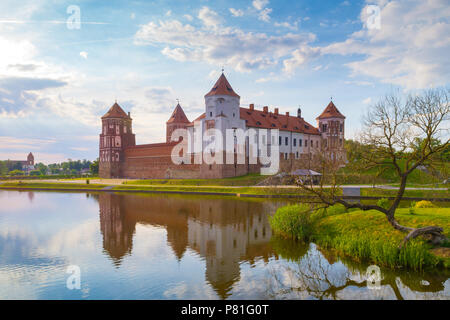 Grand View al Castello di Mir, Minsk, Bielorussia. Foto Stock