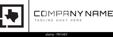 Texas logo vettoriale Illustrazione Vettoriale