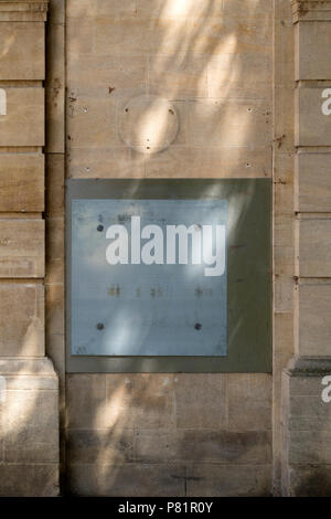 Manca la macchina bancomat ATM a chiuso Nat West High Street Bank, Stamford, Lincolnshire, England, Regno Unito Foto Stock