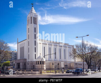 Lisbona, Portogallo, chiesa Igreja de Nossa Senhora de Fátima, 1934-38 Foto Stock