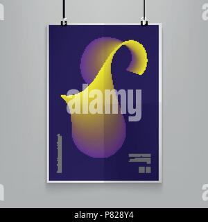 Stock illustrazione vettoriale con copertine a colori set. Il futuristico design poster. Modelli per cartelloni, banner, volantini, presentazioni e report. EPS10 Illustrazione Vettoriale