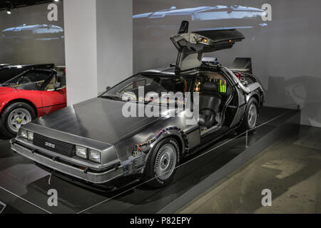 Las-Vegas, USA, settembre 2016 DMC DeLorean Ritorno al futuro film su auto auto exebition Foto Stock