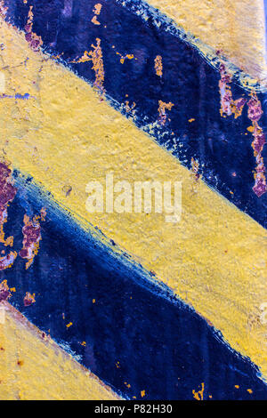 Strisce dipinte pattern sfondo texture Foto Stock