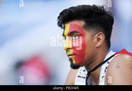 KALININGRAD, Russia - 28 giugno: Belgio tifosi durante il 2018 FIFA World Cup Russia gruppo G match tra Inghilterra e Belgio a Kaliningrad Stadium il 28 giugno 2018 nella regione di Kaliningrad, Russia. (Foto di Norbert Barczyk/PressFocus/MB Media/) Foto Stock