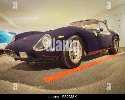 MARANELLO, ITALIA-luglio 21, 2017: 1962 Ferrari 250 GTO in Ferrari Museum. Foto Stock