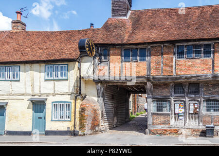 A Wycombe Ovest, Inghilterra-3a giugno 2018: tipico di vecchi edifici in città. Foto Stock