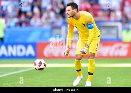 Hugo Lloris della Francia in azione durante il 2018 FIFA World Cup Russia Round di 16 match tra Francia e Argentina a Kazan Arena a giugno 30, 2018 a Kazan, Russia. (Foto di Lukasz Laskowski/PressFocus/MB Media) Foto Stock