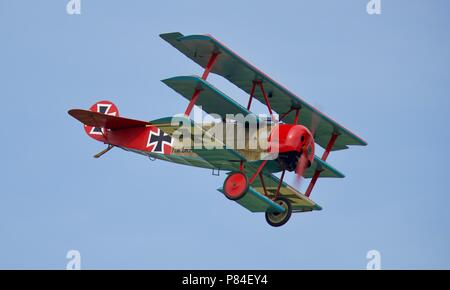 Fokker DR1 Triplano Foto Stock