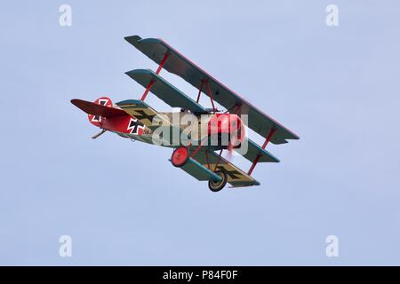 Fokker DR1 Triplano Foto Stock