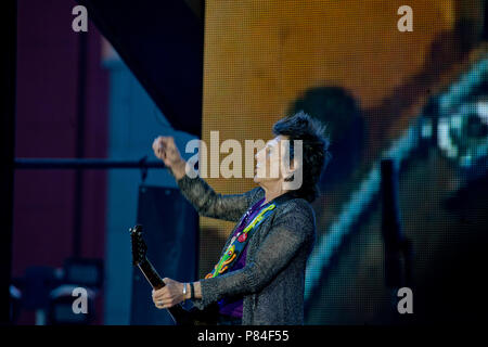 Ron Wood, Rolling Stones Foto Stock