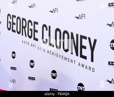 American Film Institute Lifetime Achievement Award a George Clooney presso il Teatro di Dolby il 7 giugno 2018 a Los Angeles, CA dotata di: atmosfera dove: Los Angeles, California, Stati Uniti quando: 08 giu 2018 Credit: Nicky Nelson/WENN.com Foto Stock