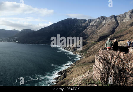 Belvedere sopra Hout Bay, Città del Capo, Sud Africa Foto Stock