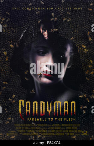 Candyman: addio alla carne (1995) diretto da Bill Condon e interpretato da Tony Todd, Kelly Rowan e William O'Leary. Il Candyman si sposta a New Orleans per il Mardi Gras e assassina mayhem. Foto Stock