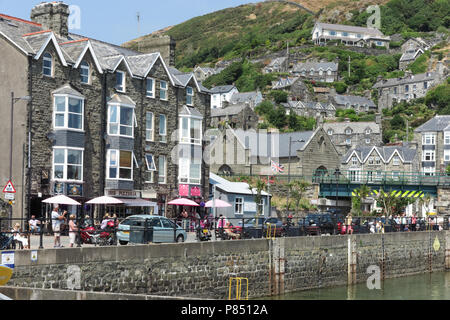Il Quay, Barmouth, Gwynedd, il Galles del Nord Foto Stock